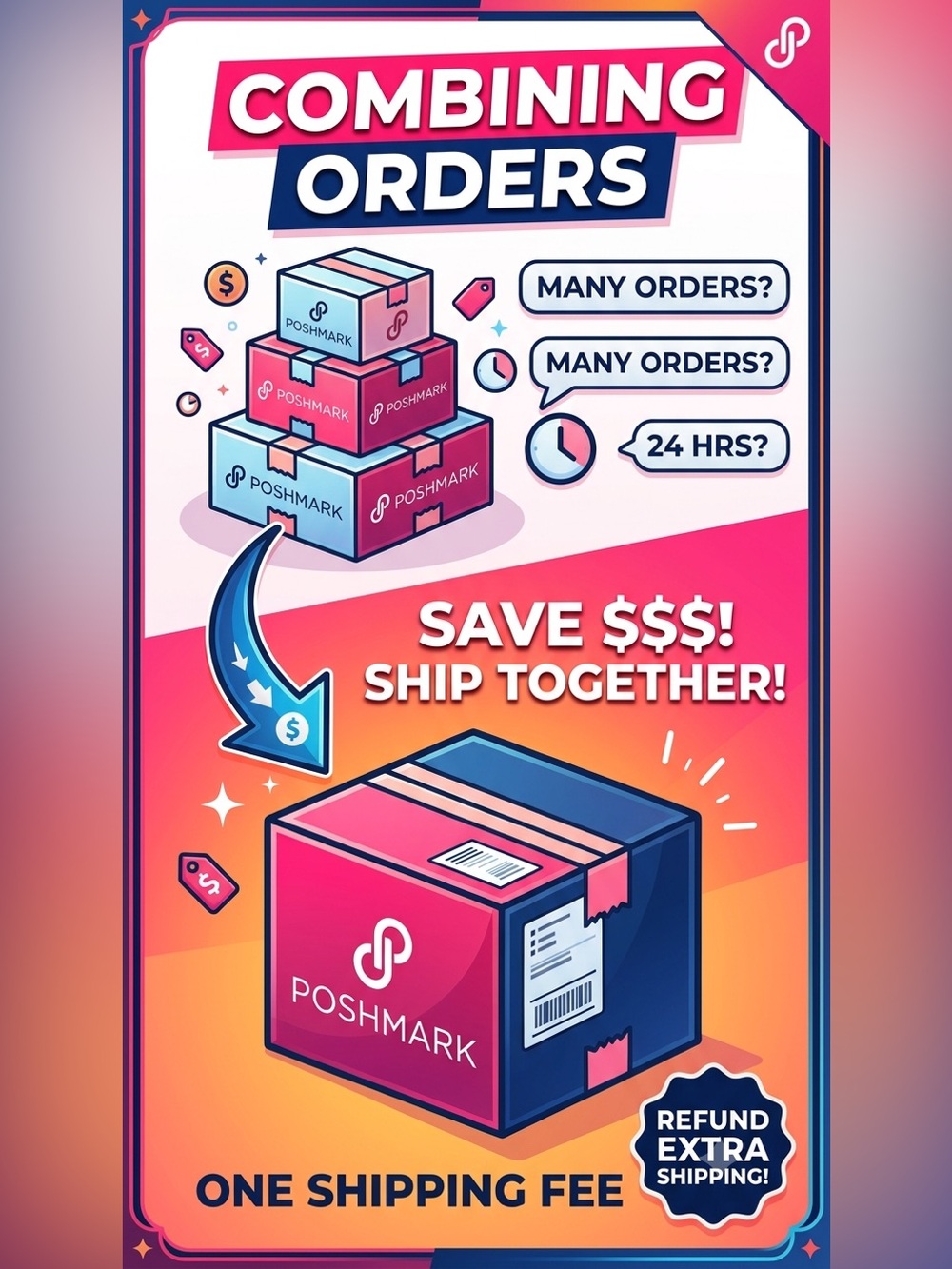 How to combine orders within a 24 hour period
